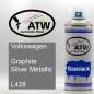 Preview: Volkswagen, Graphite Silver Metallic, L428: 400ml Sprühdose, von ATW Autoteile West.